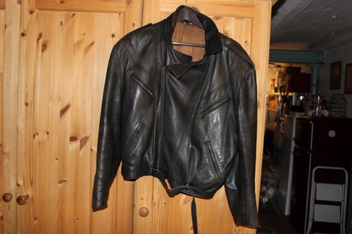 Herren lederjacke biker kurz - herren,