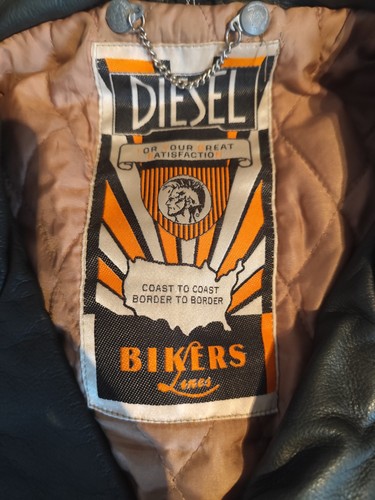 Alte lederjacke vom - lederjacke, diesel