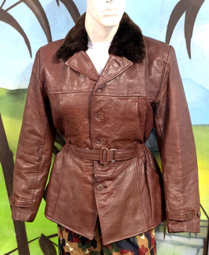 Alte 40er lederjacke vintage - alte,