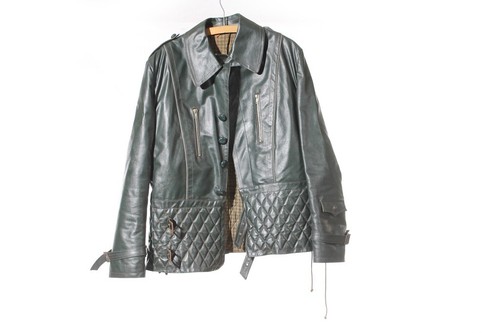 Alte lederjacke retro jacke - lederjacke,