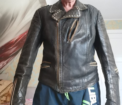 Alte rocker lederjacke - rocker,
