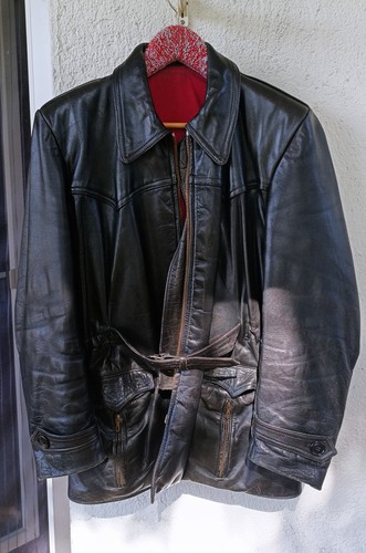 Vintage lederjacke 48 - gr., 48/50