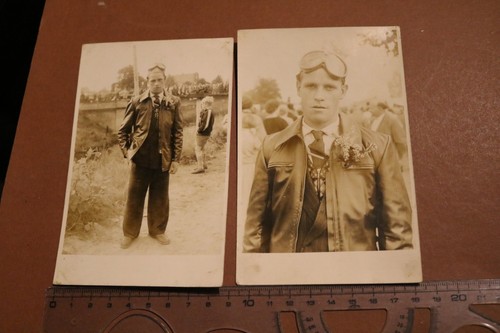 Zwei alte fotos portrait - zwei,