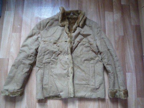 Alte lederjacke velour - "lederjacke",