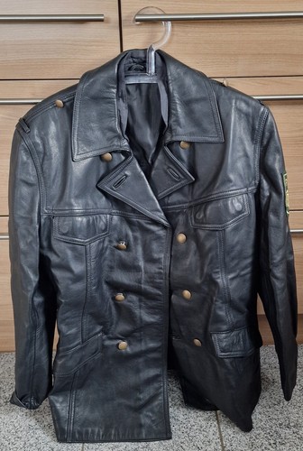 Alte polizei lederjacke bayern - lederjacke,