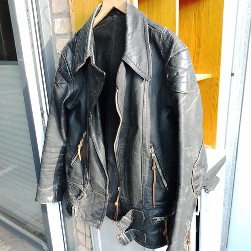 Biker lederjacke jahre - '70,